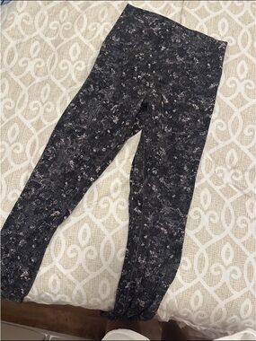 lululemon athletica Black Heathered Print Leggings